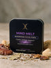 MIND MELT tin with dried mushrooms on stone