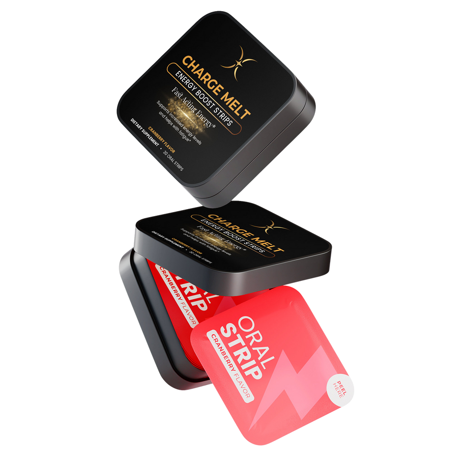 CHARGE MELT — Energy Boost Strips — Majestic X tin, view 3