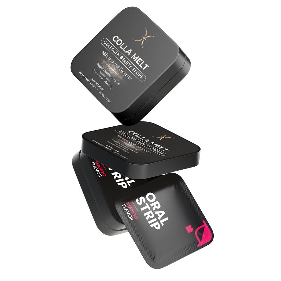 COLLA MELT — Collagen Beauty Strips — Majestic X tin, view 3
