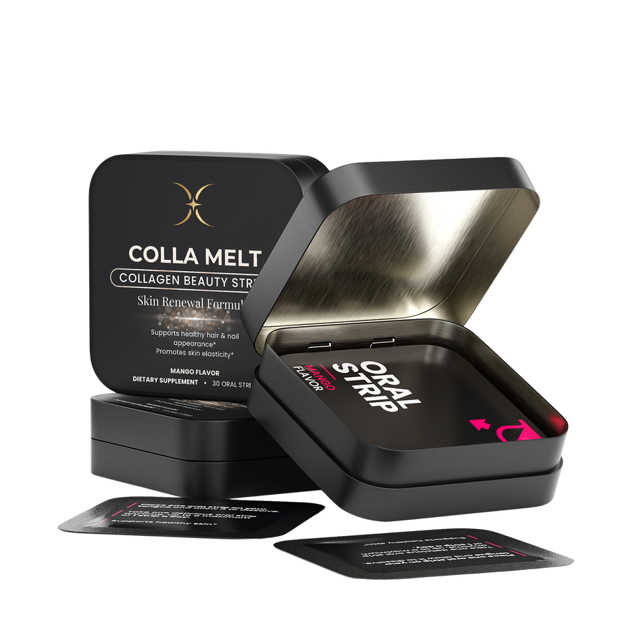 COLLA MELT — Collagen Beauty Strips — Majestic X tin, view 4