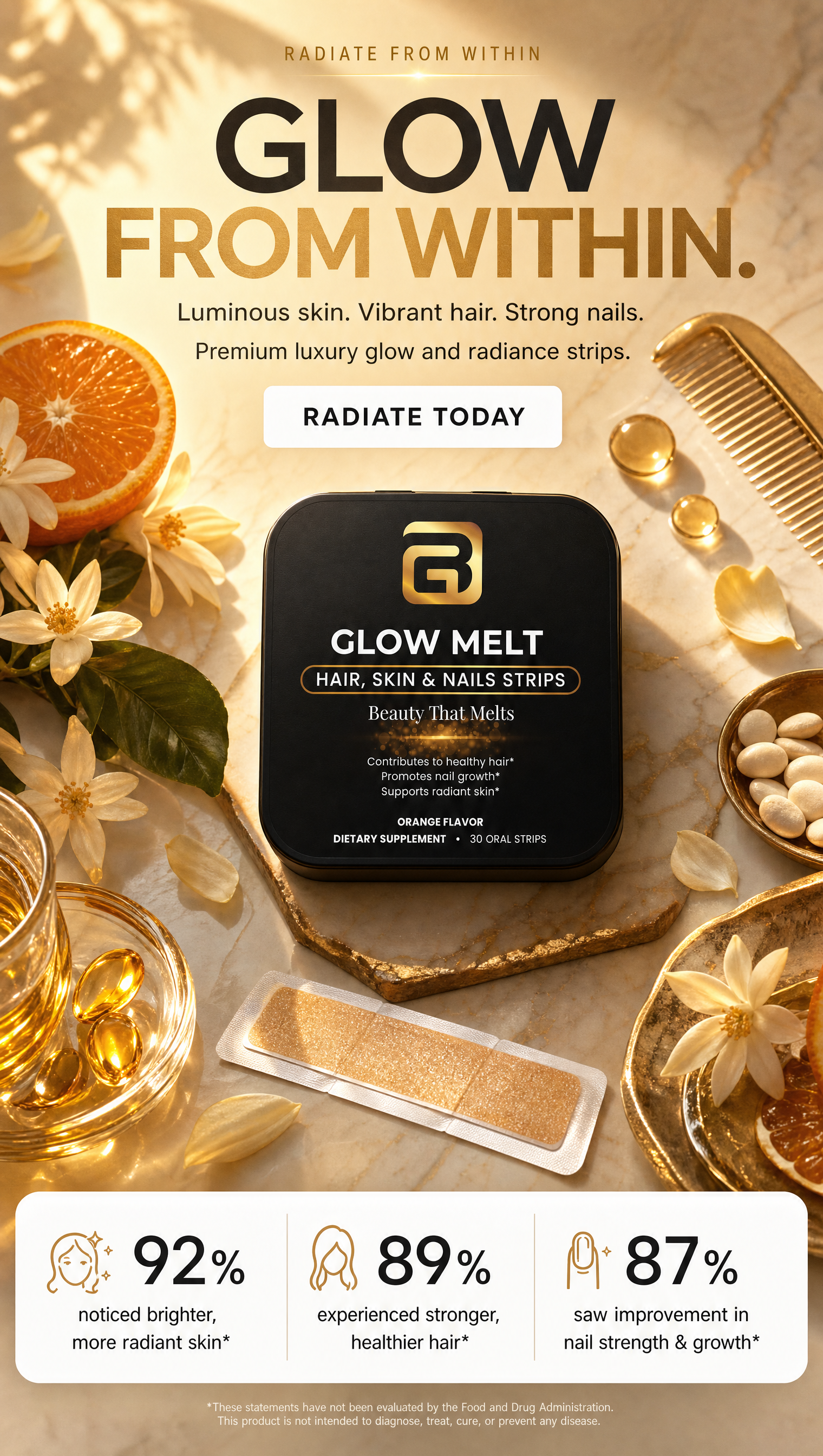GLOW MELT — DTC Ad