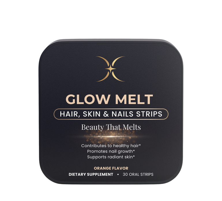 GLOW MELT — Hair, Skin & Nails Strips — Majestic X tin
