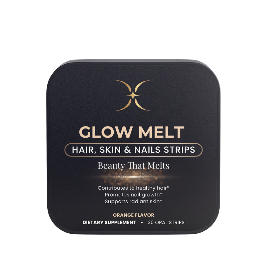 GLOW MELT — Hair, Skin & Nails Strips — Majestic X tin