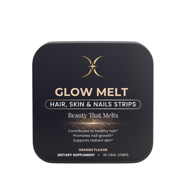 GLOW MELT — Hair, Skin & Nails Strips — Majestic X tin