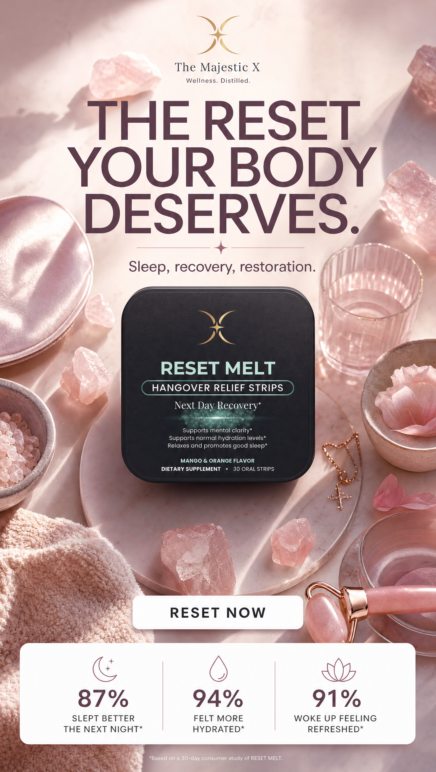 RESET MELT — DTC Ad