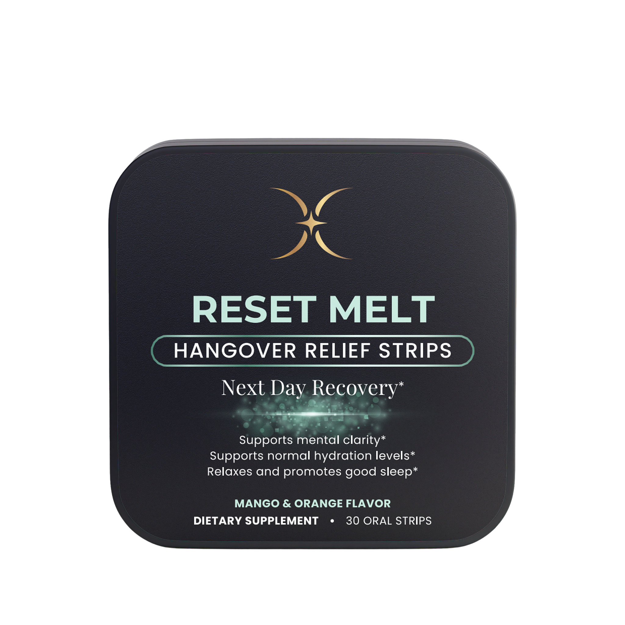RESET MELT — Hangover Recovery Strips — Majestic X tin