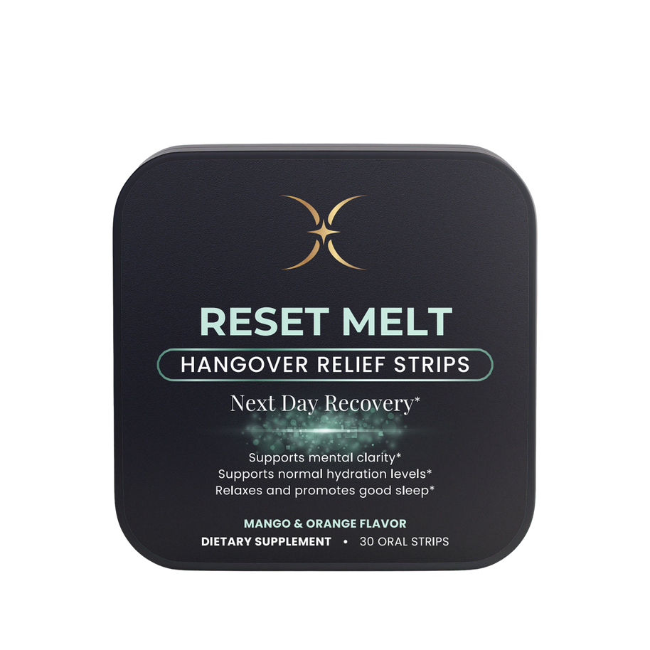 RESET MELT — Hangover Recovery Strips — Majestic X tin