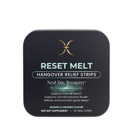 RESET MELT — Hangover Recovery Strips — Majestic X tin