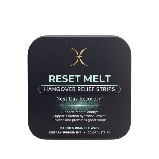 RESET MELT — Hangover Recovery Strips — Majestic X tin
