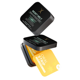 RESET MELT — Hangover Recovery Strips — Majestic X tin, view 3