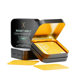 RESET MELT — Hangover Recovery Strips — Majestic X tin, view 5