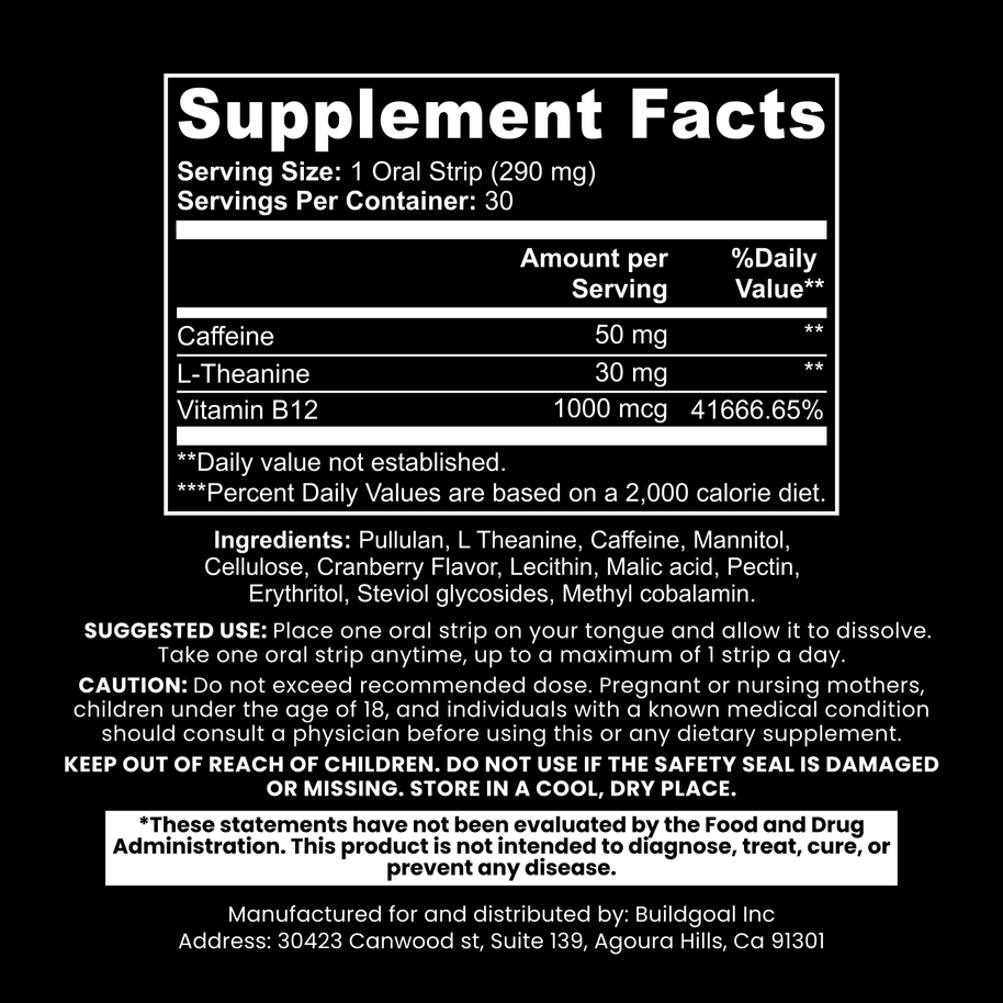 CHARGE MELT — Energy Boost Strips