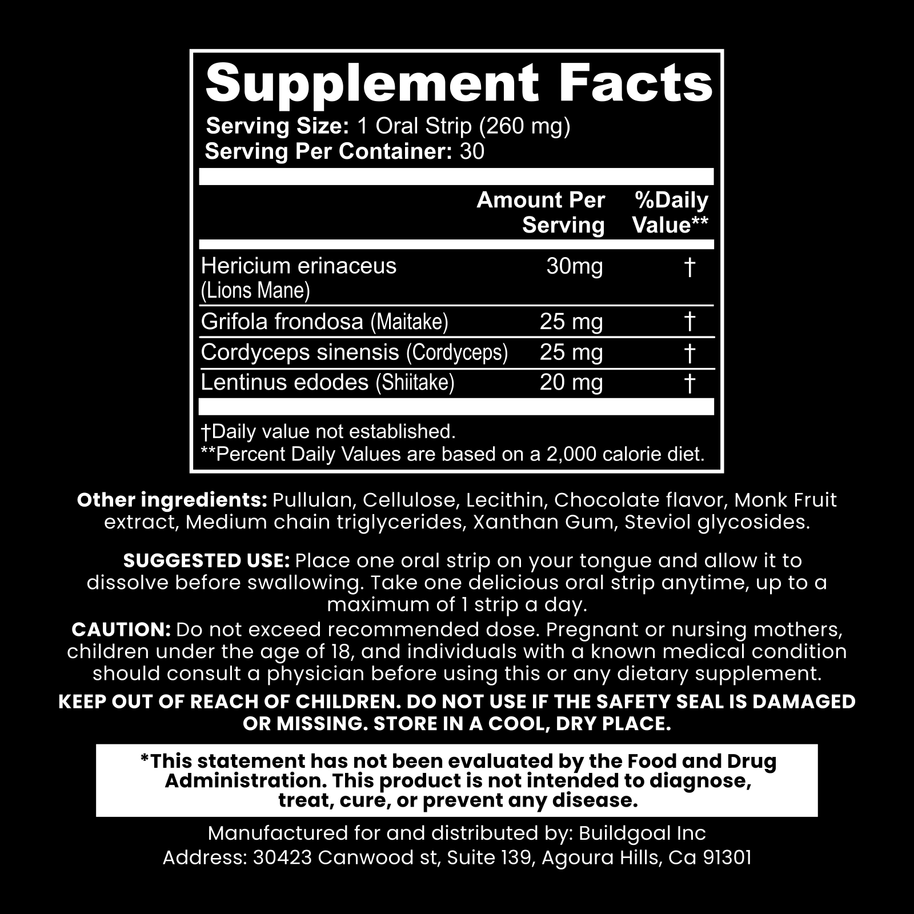 MIND MELT — Mushroom Focus Strips